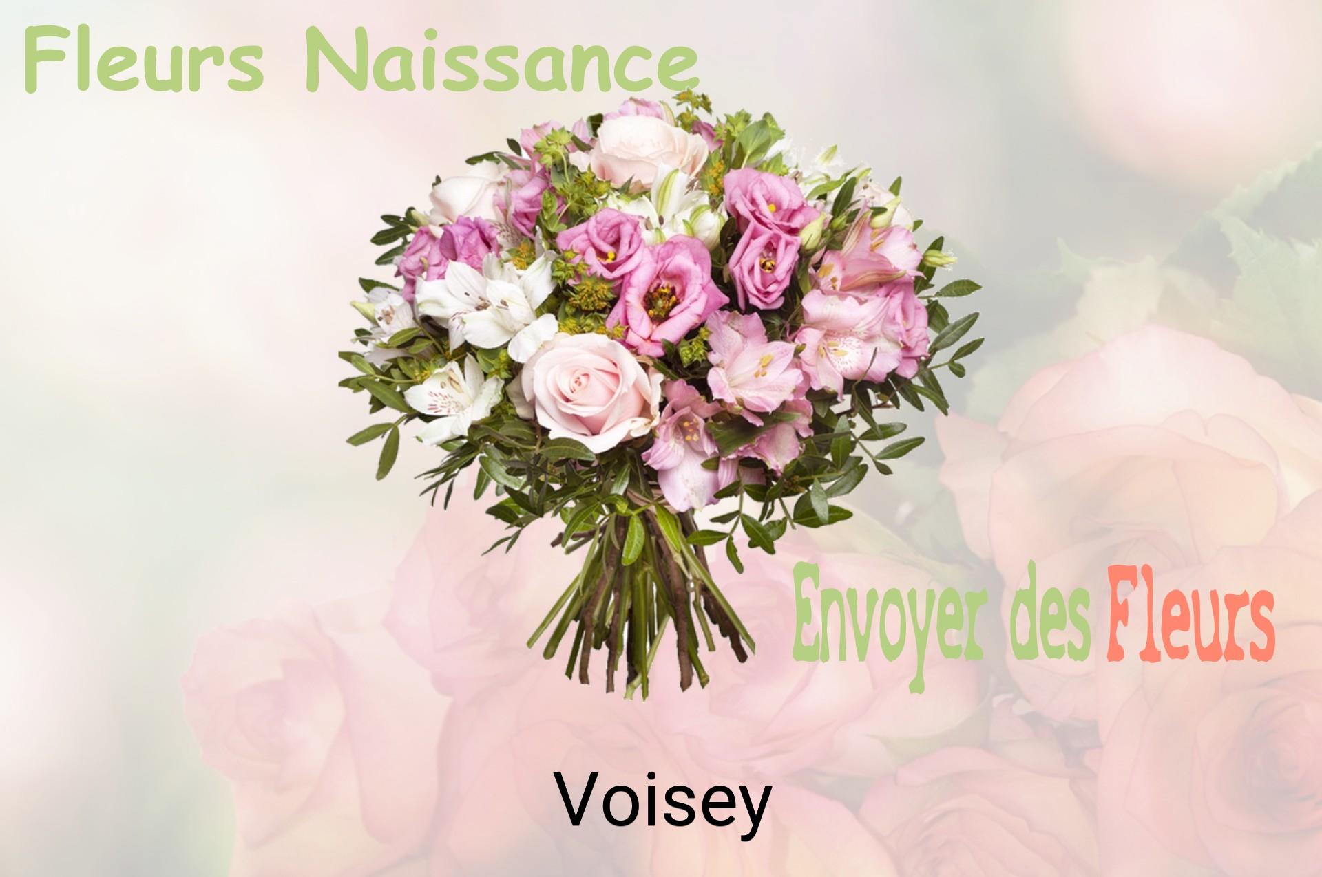 Bouquet de fleurs de naissance livré à Voisey
